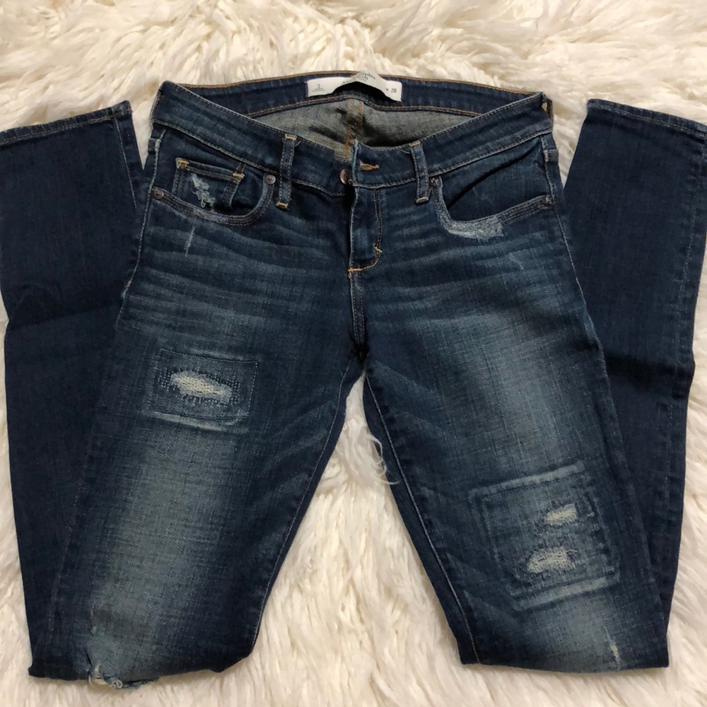 Abercrombie and Fitch distressed denim